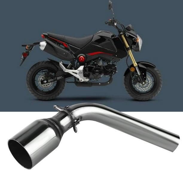 Motorcycle Exhaust Mid-Pipe Middle Pipe Link Connect Adapter for Honda MSX125 Motorcycle Exhaust Mid-Pipe Middle Pipe Link Connect Adapter for Honda MSX125